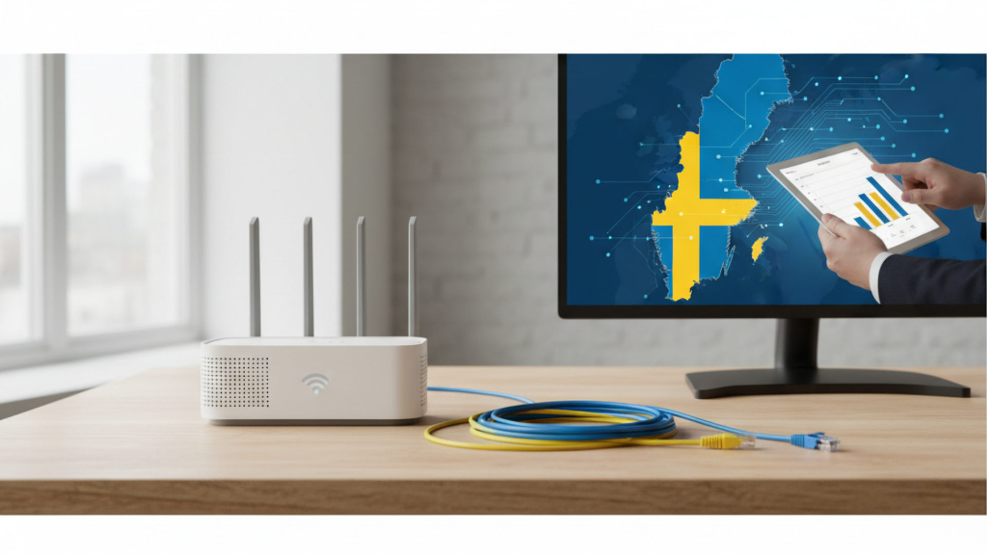 Vælg den rigtige router til dit svenske bredbånd